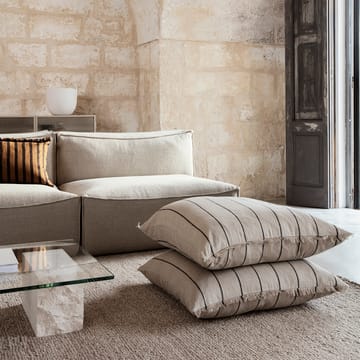 Calm pude Camel/Black - 78x78 cm - Ferm Living