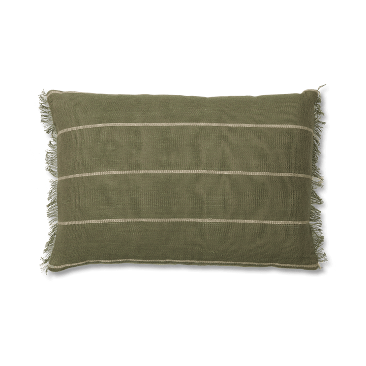 Calm pudebetræk 40x60 cm - Olive/Offwhite - Ferm Living