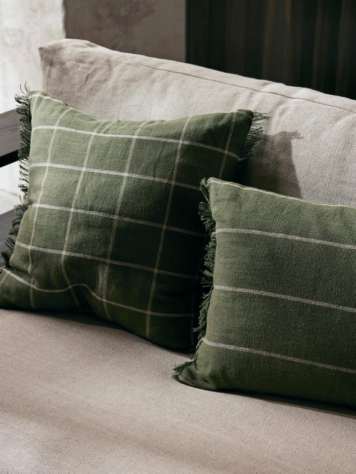 Calm pudebetræk 40x60 cm, Olive/Offwhite Ferm Living