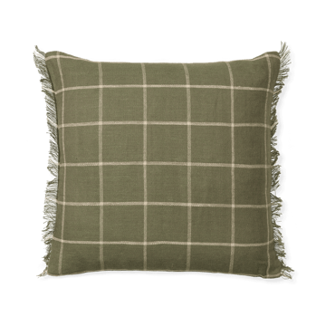 Calm pudebetræk 50x50 cm - Olive/Offwhite - Ferm Living