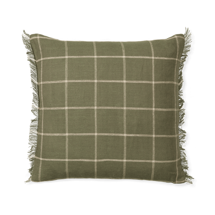 Calm pudebetræk 50x50 cm - Olive/Offwhite - ferm LIVING