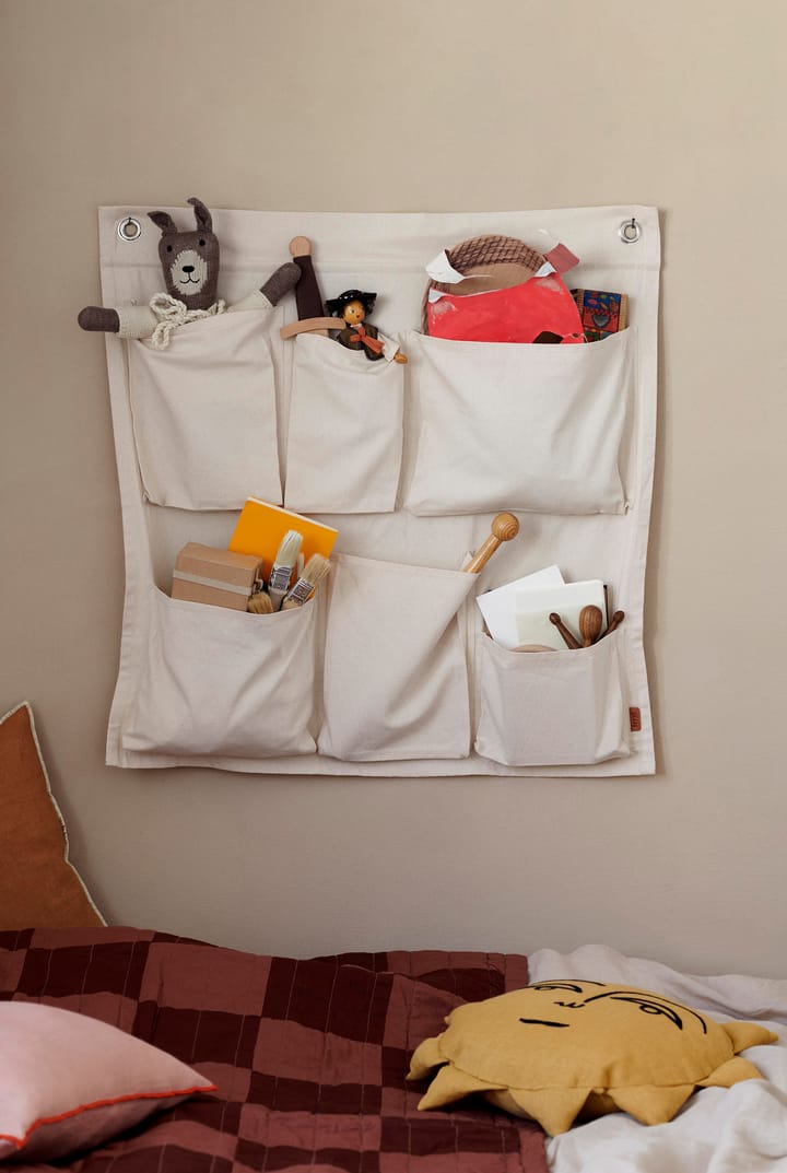 Canvas wall pockets vægopbevaring, 70x70 cm Ferm Living