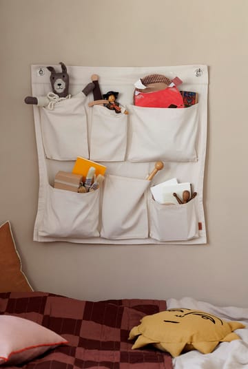 Canvas wall pockets vægopbevaring - 70x70 cm - ferm LIVING