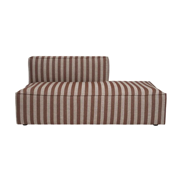 Catena sofamodul - Armlæn venstre, L301 Louisiana, Sand-Chocolate - Ferm Living