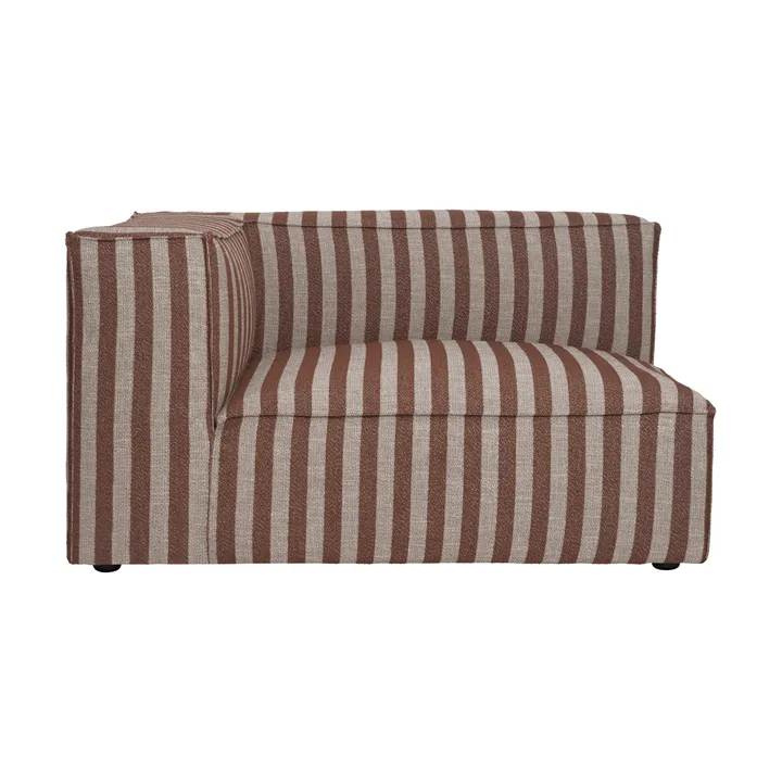 Catena sofamodul - Armlæn venstre, L400 Louisiana, Sand-Chocolate - Ferm Living