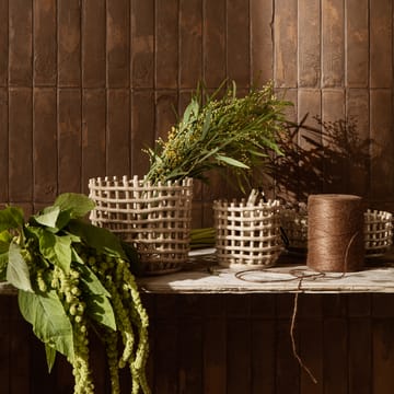Ceramic flettet kurv Ø23,5 cm - Cashmere - Ferm Living