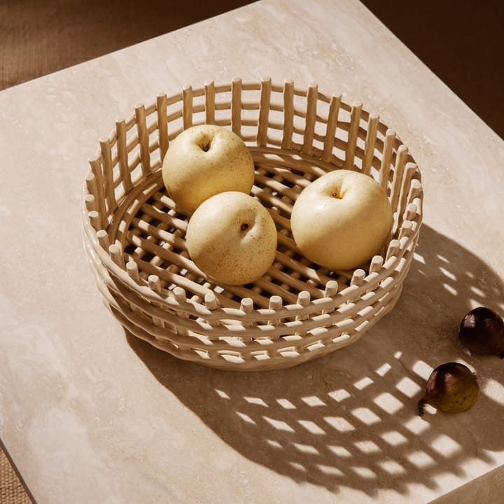 Ceramic flettet skål, Cashmere Ferm Living