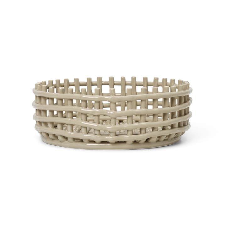 Ceramic flettet skål - Cashmere - Ferm Living