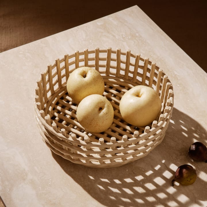 Ceramic flettet skål, Cashmere Ferm Living