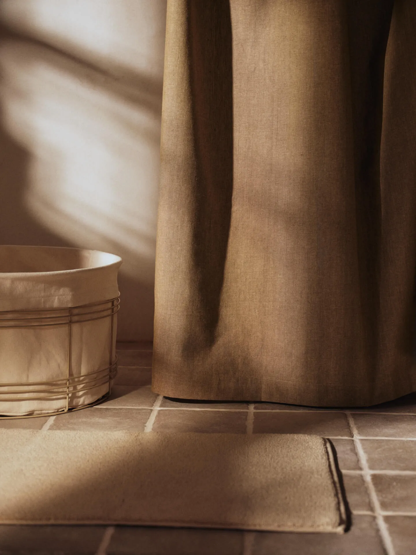 Chambray badeforhæng, Olive Ferm Living