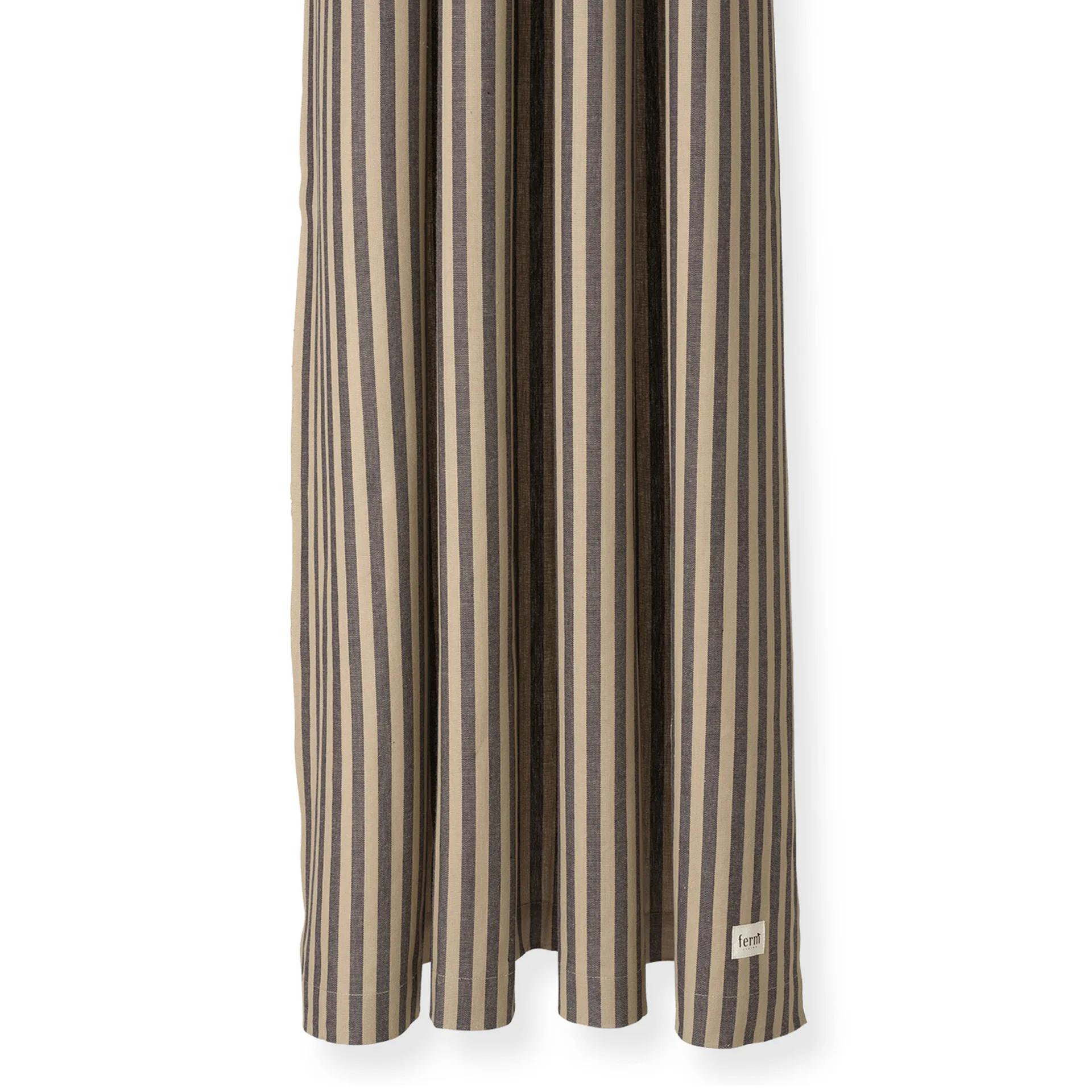 Chambray badeforhæng, Sand-black Ferm Living
