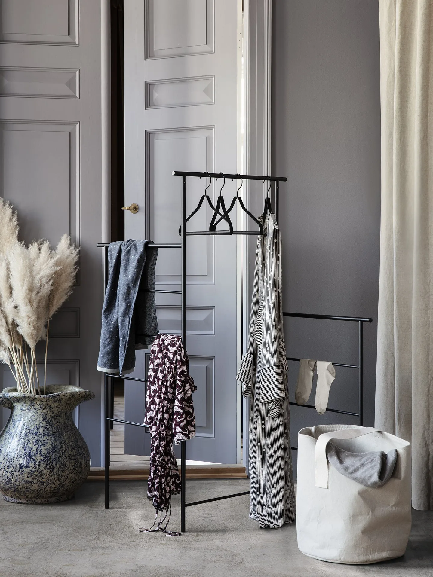 Chambray badeforhæng, Sand Ferm Living