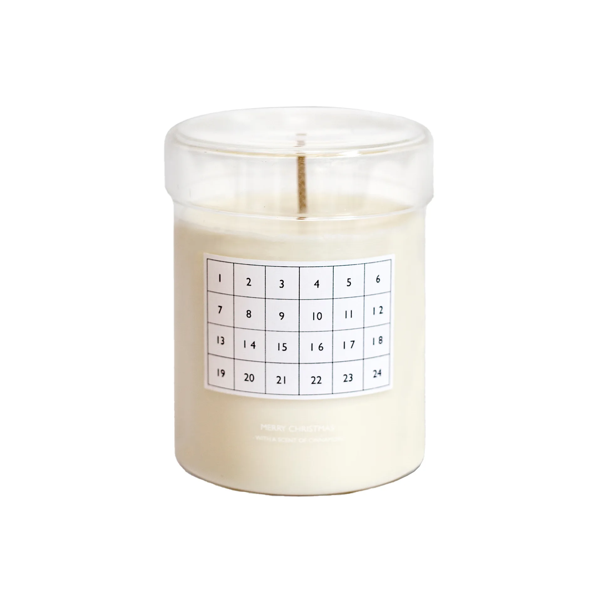 Christmas Calendar duftlys, Hvid Ferm Living