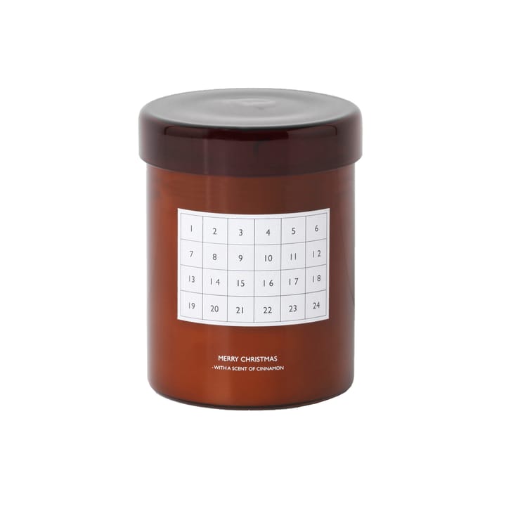 Christmas Calendar duftlys, Rødbrun Ferm Living