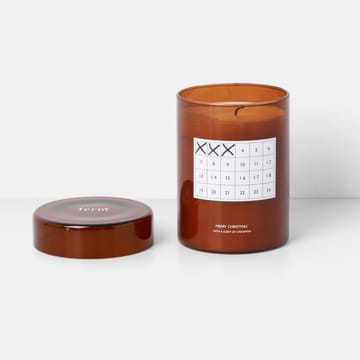 Christmas Calendar duftlys - Rødbrun - Ferm Living
