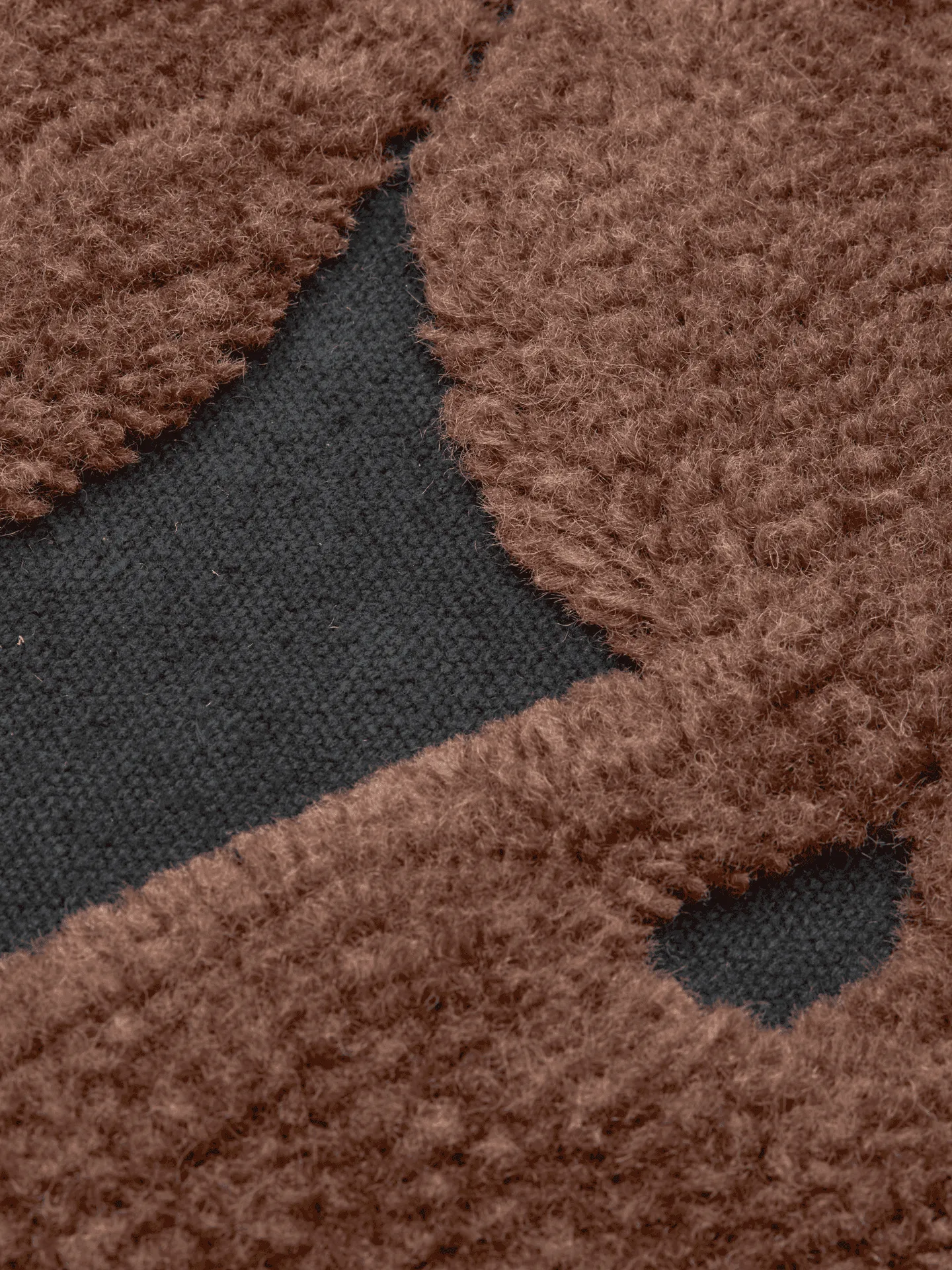 Cilla tufted pude, Black-dark chocolate 50x50 cm Ferm Living