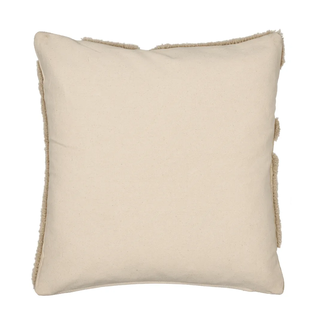 Cilla tufted pude, Off-white-parchment, 50x50 cm Ferm Living