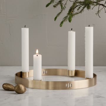 Circle messing lysestage - lille - Ferm Living