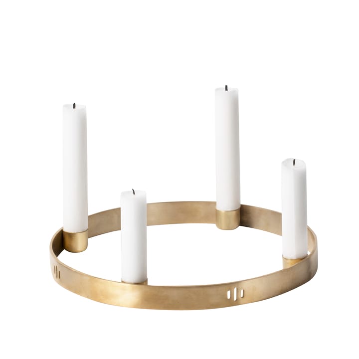 Circle messing lysestage - lille - Ferm Living