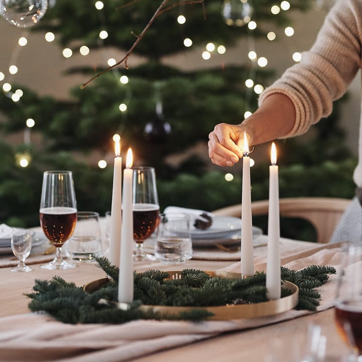 Circle messing lysestage, stor Ferm Living