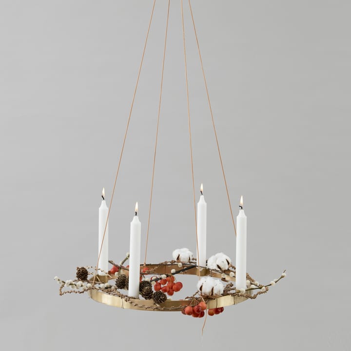 Circle messing lysestage, stor Ferm Living