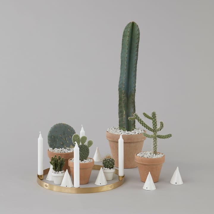 Circle messing lysestage, stor Ferm Living