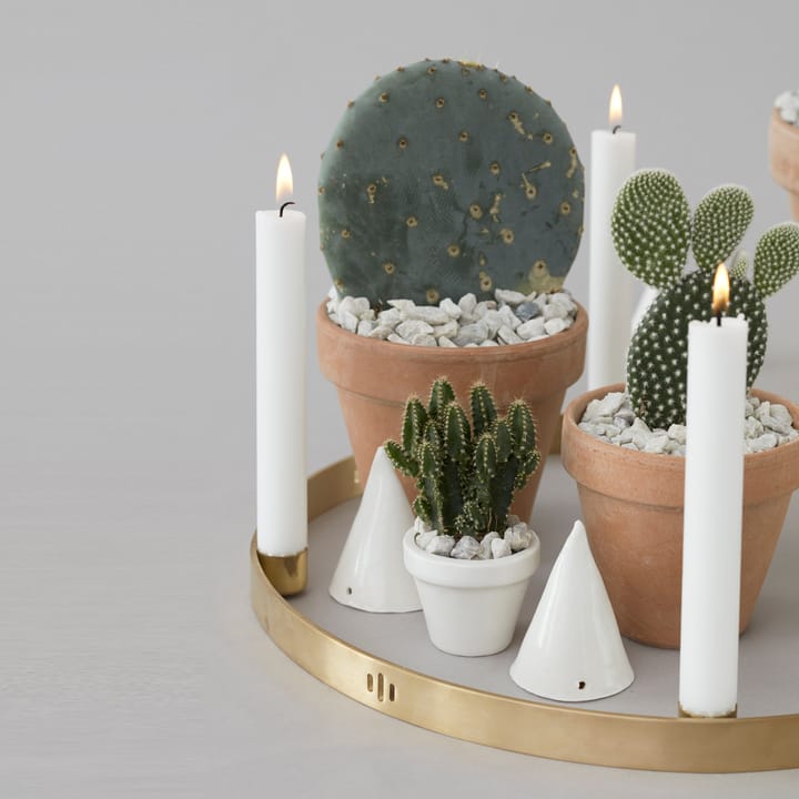 Circle messing lysestage, stor Ferm Living