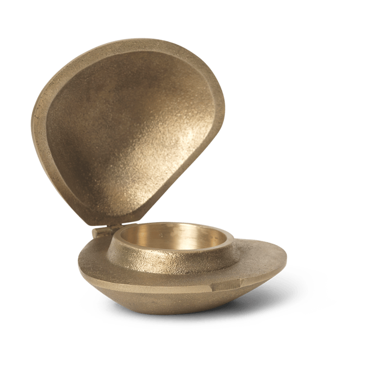 Clam fyrfadsstage, Brass Ferm Living