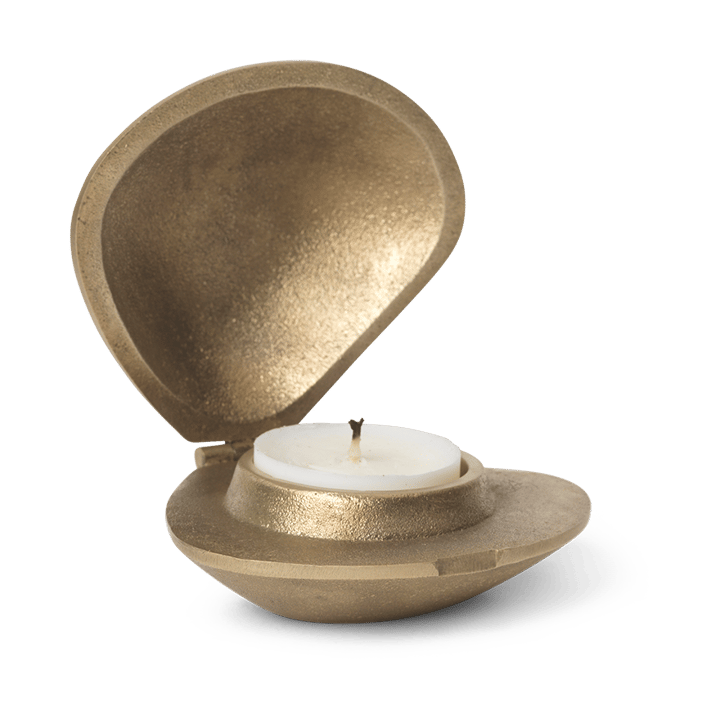 Clam fyrfadsstage, Brass Ferm Living