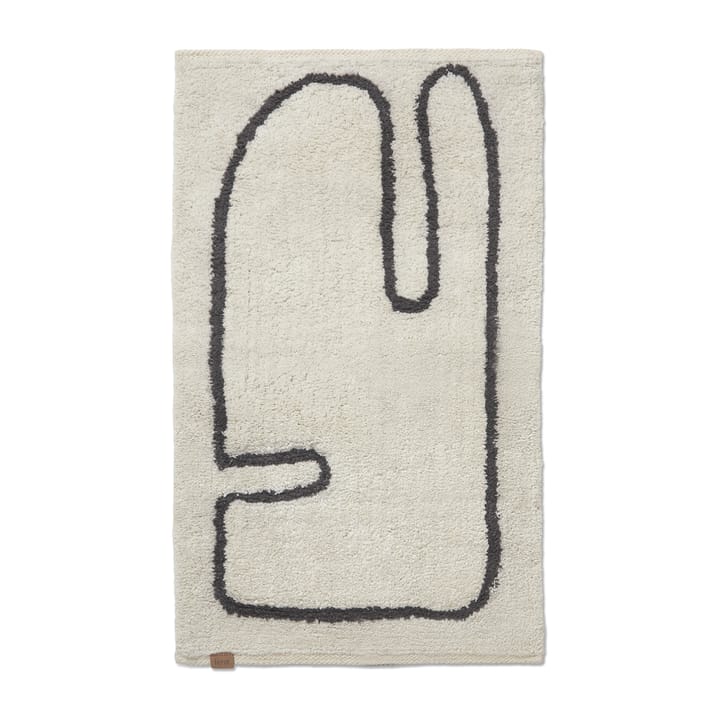 Clay bademåtte 50x70 cm - Offwhite/Coffee - Ferm Living