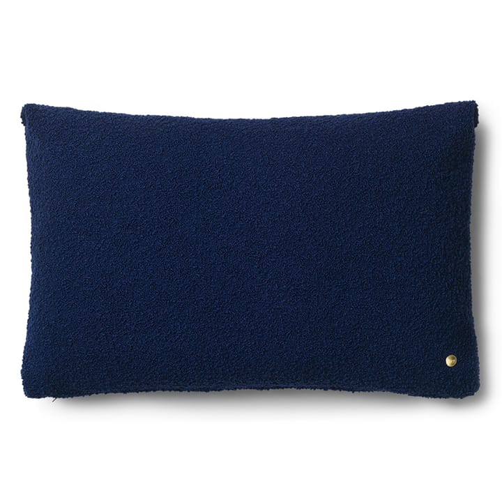 Clean pude bouclé 40x60 cm  - Deep Blue - Ferm LIVING