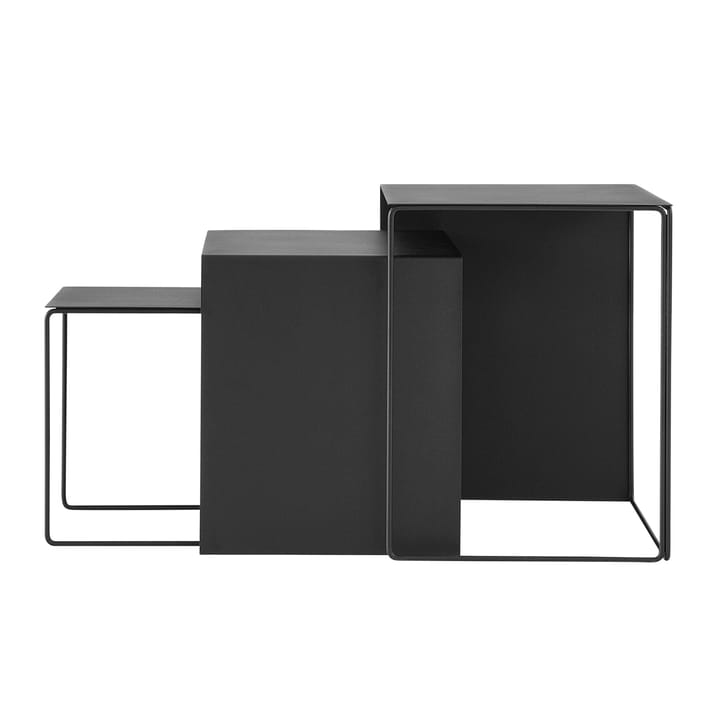 Cluster bord 3 stk - Sort - Ferm Living