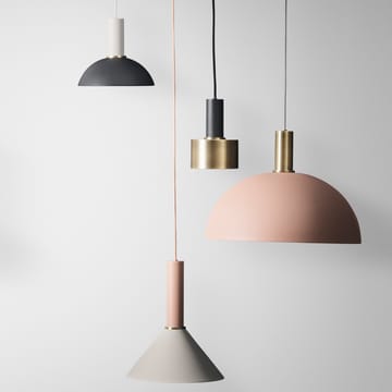 Collect lampeskærm - black, dome - ferm LIVING