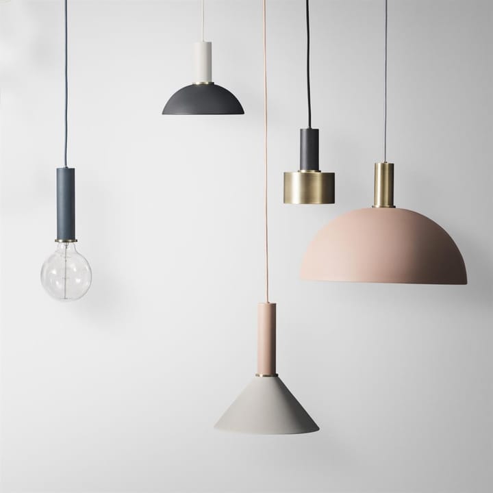 Collect loftslampe lille, mässing sølvfarvet ledning Ferm Living