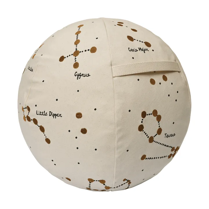 Constellation puf - Undyed, Ø50 cm - Ferm Living