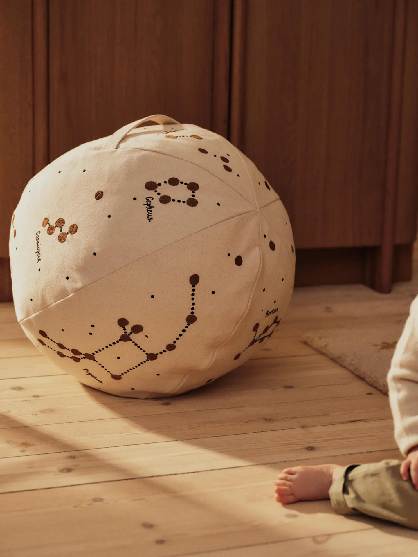 Constellation puf, Undyed, Ø50 cm Ferm Living