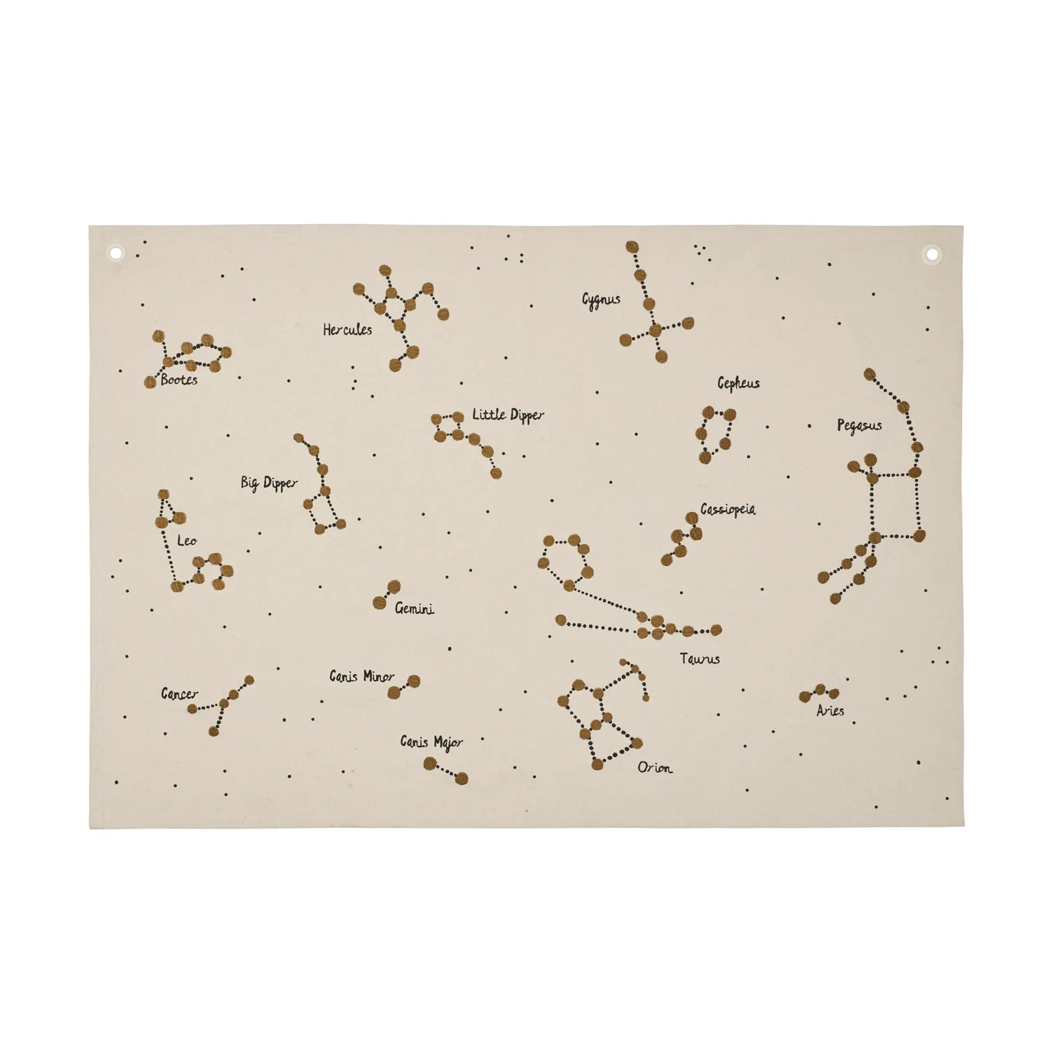 Constellation tekstilkort, Undyed, 70x100 cm Ferm Living