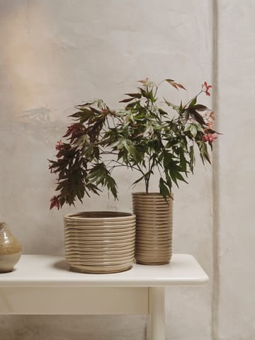 Corduroy vase 21 cm - Cashmere - Ferm Living