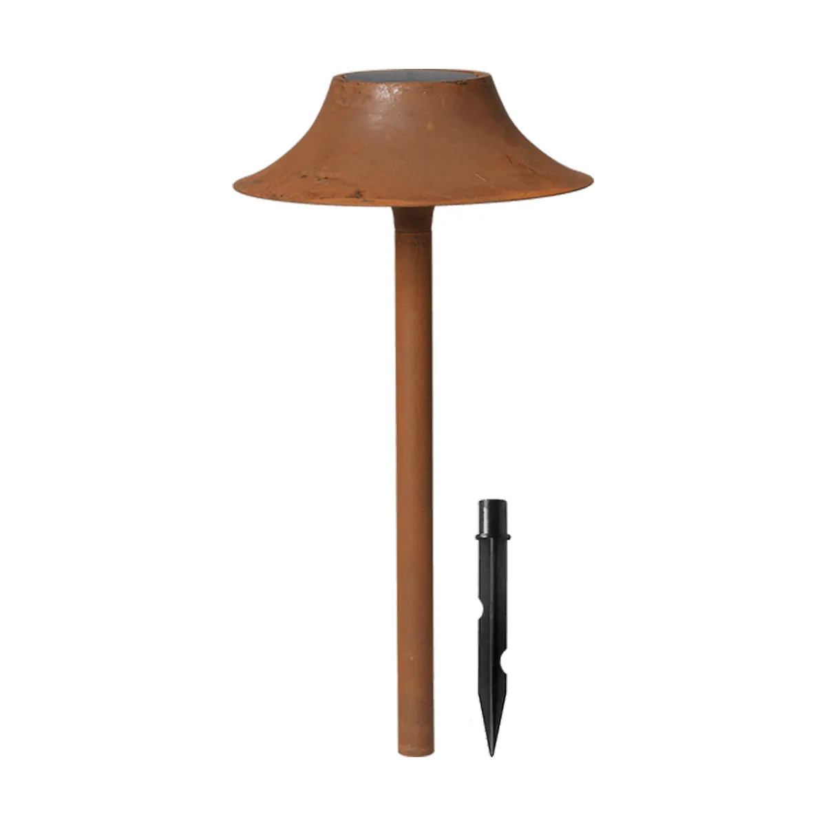 Cortivo outdoor solcellelampe, Rust, Ø18x46 cm Ferm Living
