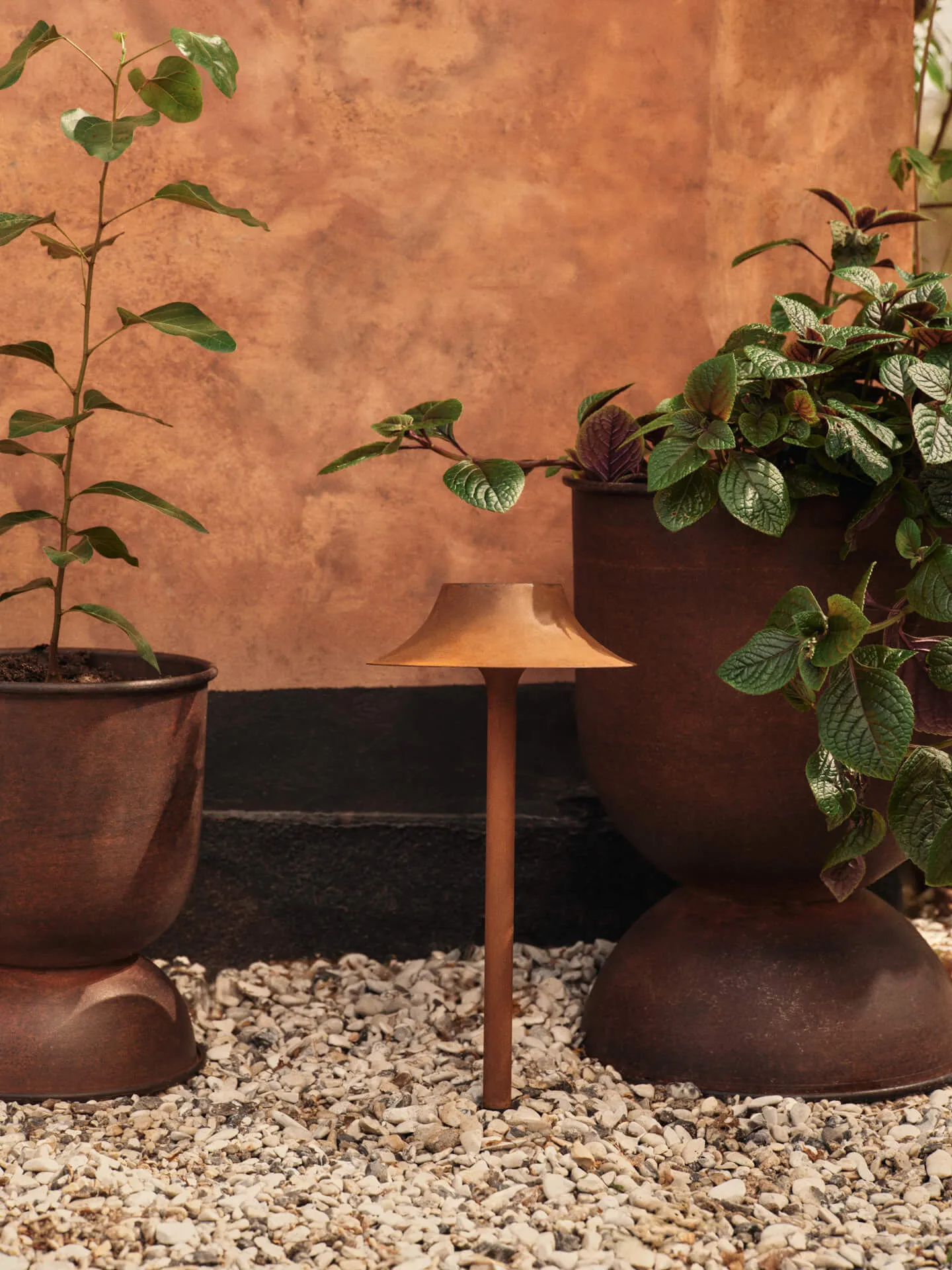 Cortivo outdoor solcellelampe, Rust, Ø18x46 cm Ferm Living