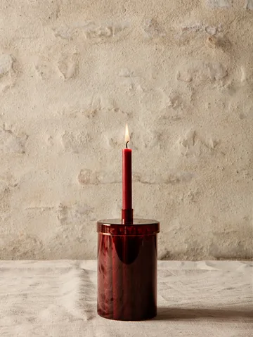Countdown to Christmas glasbeholder med 24 lys - Mørkerød - Ferm Living