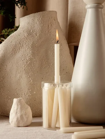 Countdown to Christmas glasbeholder med 24 lys - Offwhite - Ferm Living