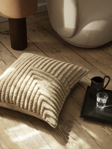 Crease pude 80x80 cm
 - Light Sand - Ferm Living