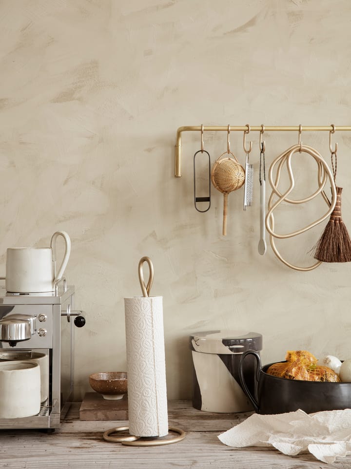 Curvature køkkenrulleholder , Messing  Ferm Living