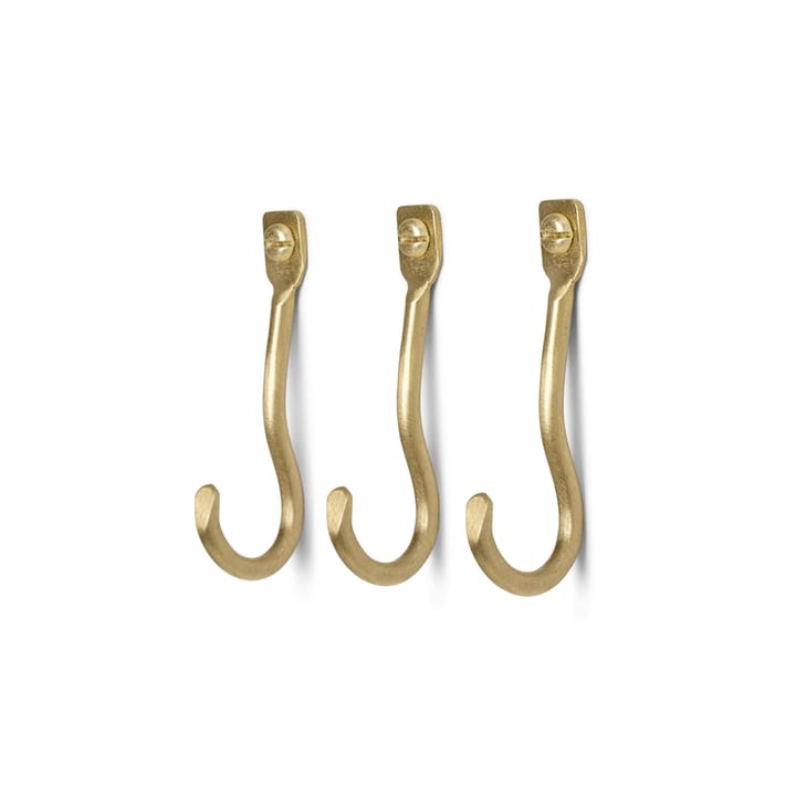 Curvature krog 3-pack - Messing - Ferm Living