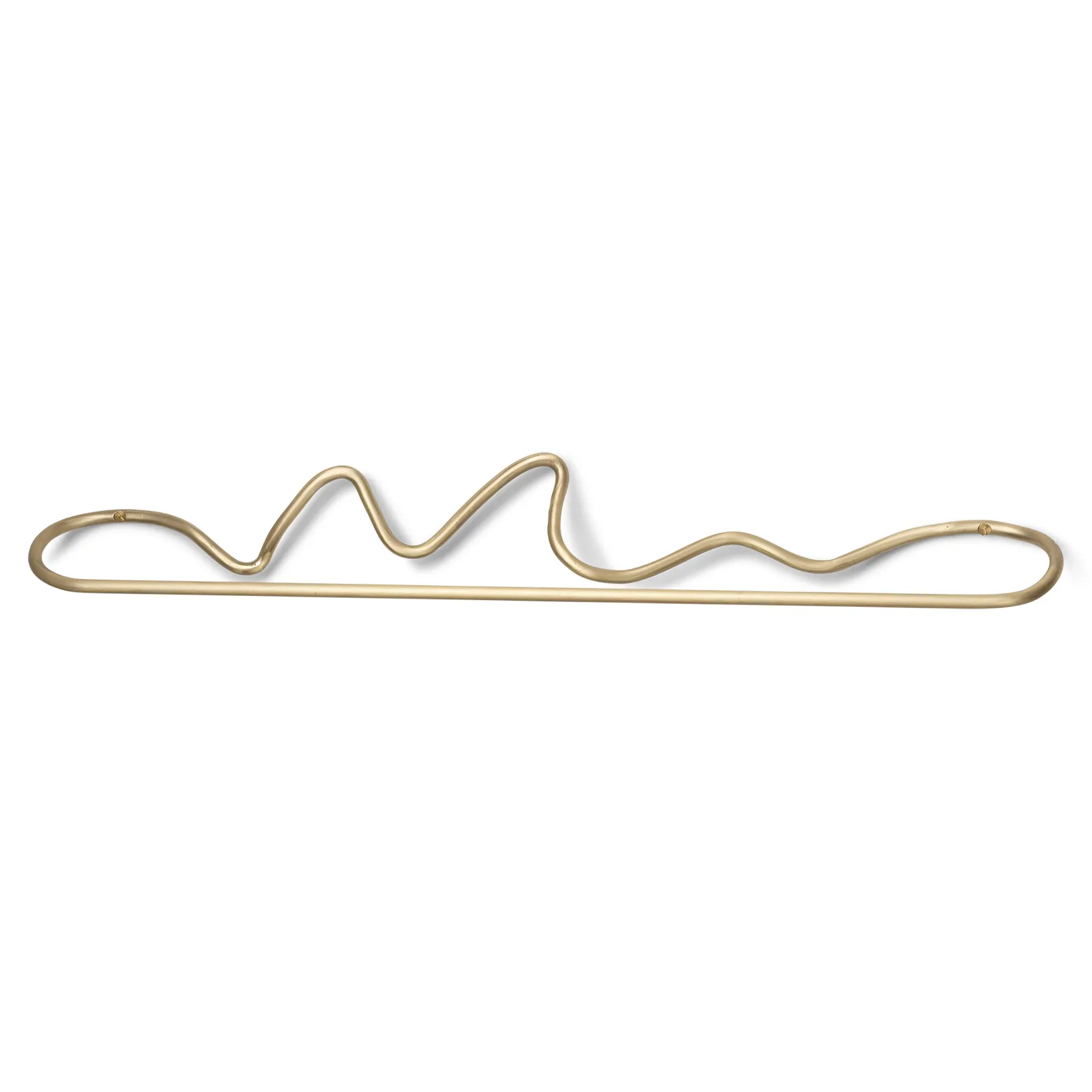 Curvature ophæng til viskestykke, Messing Ferm Living