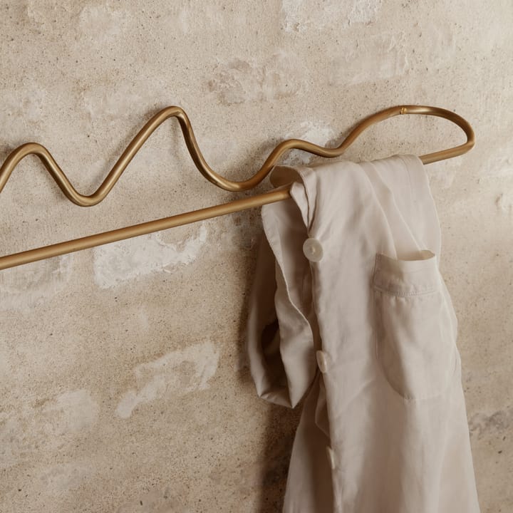 Curvature ophæng til viskestykke, Messing Ferm Living