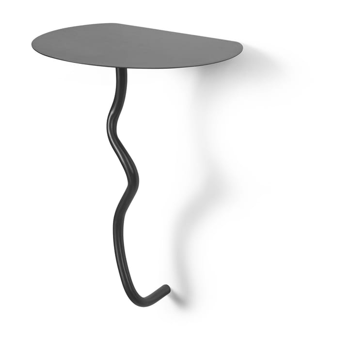 Curvature vægbord, Black/Brass Ferm Living