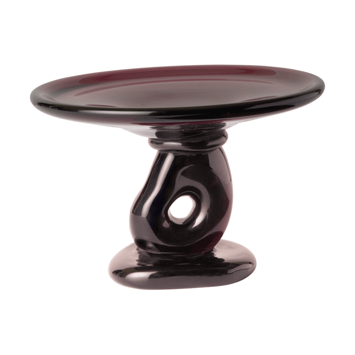 Damo glass centerpiece fad Ø21 cm - Dark Grape - Ferm Living
