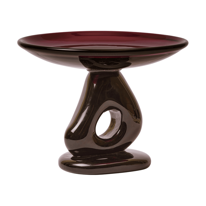 Damo glass centerpiece fad Ø30 cm - Dark grape - Ferm Living